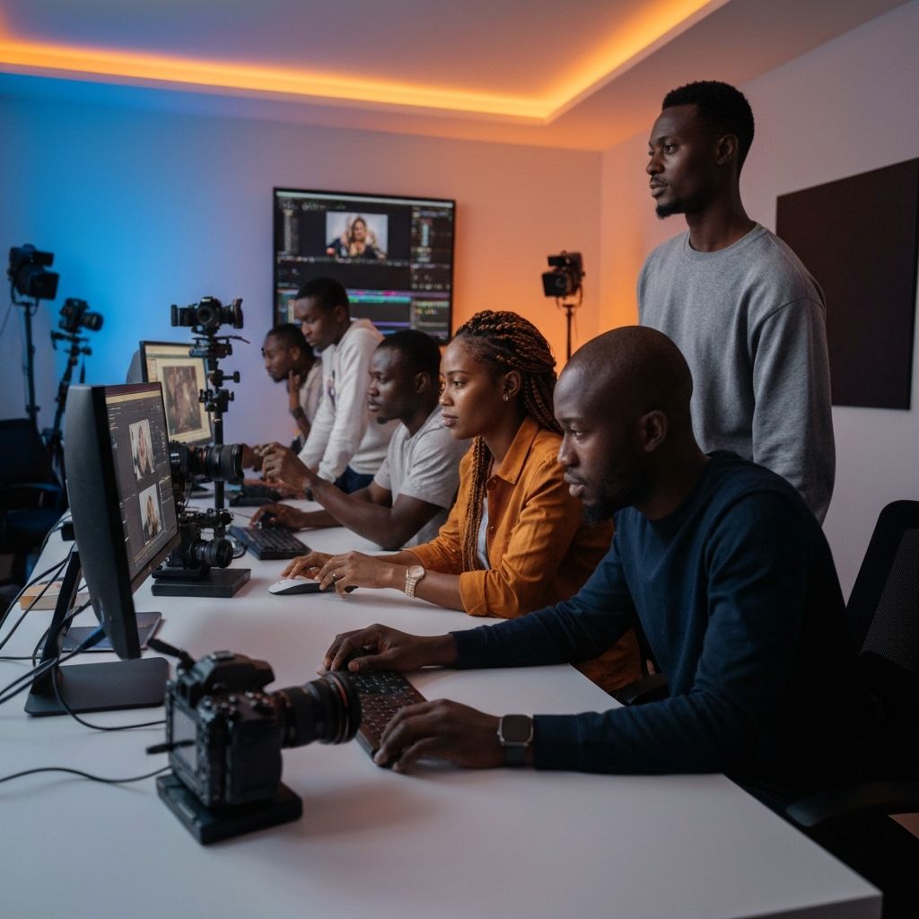 HamiNass Group creative studio team at work